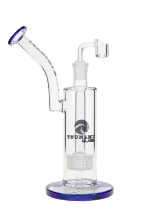 13" Tsunami Concentrate Rig Showerhead Eight Recycler Water Pipe