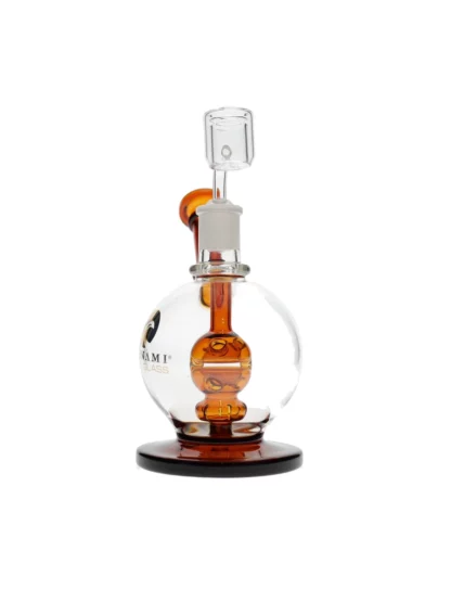 8" Tsunami Concentrate Showerhead Side Neck Dome Water Pipe