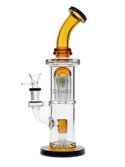 10" Diow Deux Tree x Stool Percs Water Pipe by Diamond Glass