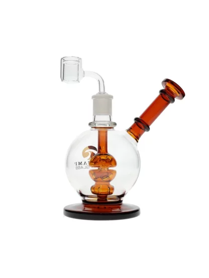 8" Tsunami Concentrate Showerhead Side Neck Dome Water Pipe