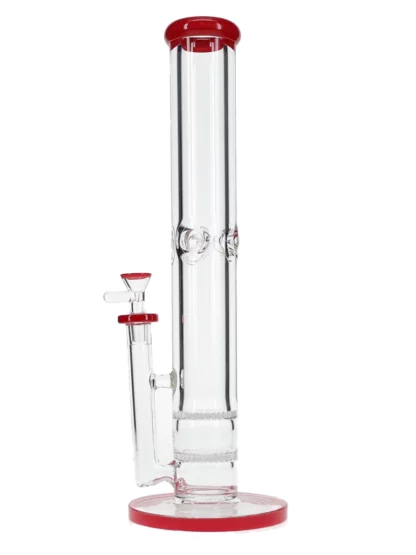 15" Stitches Straight Neck Water Pipe