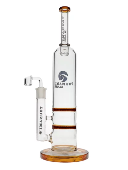 15" Tsunami Concentrate Rig Double Honeycomb Water Pipe