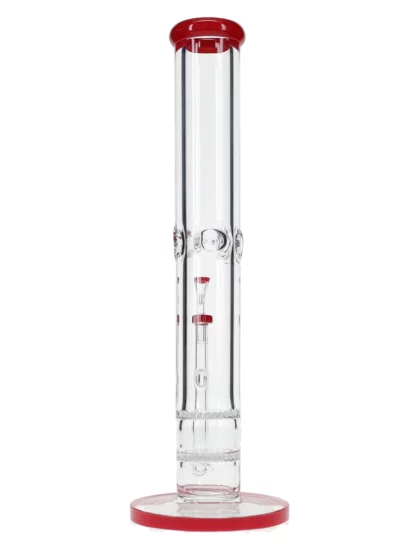 15" Stitches Straight Neck Water Pipe