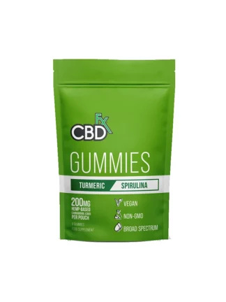 Turmeric Spirulina CBDfx Gummies 200mg