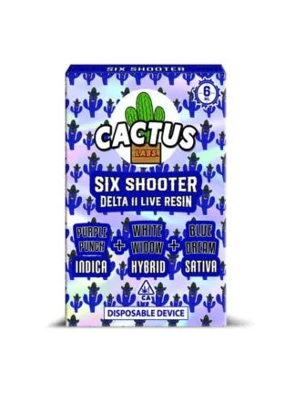 Purple Punch | White Widow | Blue Dream Cactus Labs Six Shooter D11 Live Resin Disposable