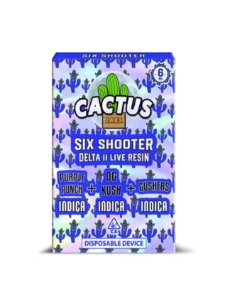 Purple Punch | OG Kush | Gushers Cactus Labs Six Shooter D11 Live Resin Disposable