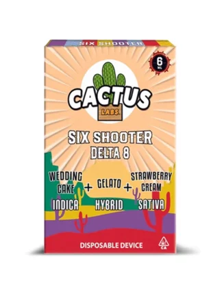 Wedding Cake | Gellato | Strawberry Cream Cactus Labs Six Shooter D8 Disposable