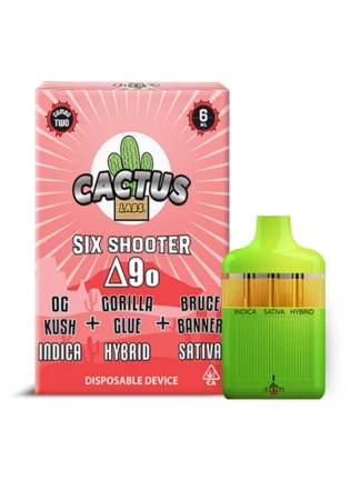 OG Kush | Gorilla Glue | Bruce Banner Cactus Labs Six Shooter D9o