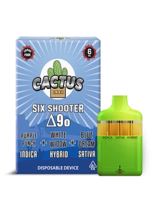 Purple Punch | White Widow | Blue Dream Cactus Labs Six Shooter D9o