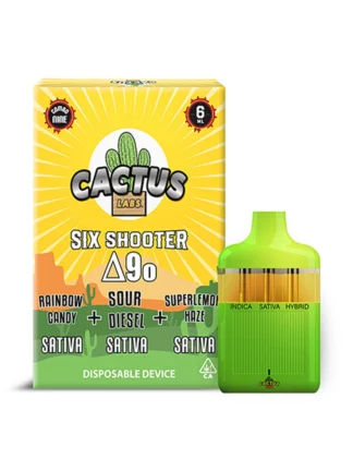 Rainbow Candy | Sour Diesel | Super Lemon Haze Cactus Labs Six Shooter D9o