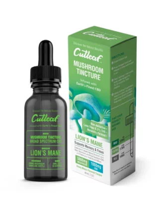 Lion's Mane Honeydrew Melon Cutleaf Mushroom CBD Tincture