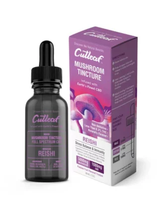 Reishi Passion Fruit Cutleaf Mushroom CBD Tinctures