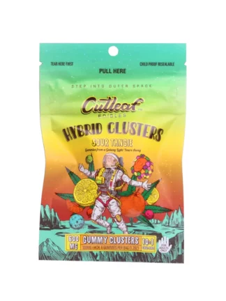 Sour Tangie Hybrid Cutleaf Gummy Clusters 600mg