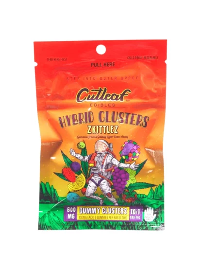 Zkittlez Hybrid Cutleaf Gummy Clusters 600mg