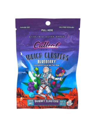 Blueberry Indica Cutleaf Gummy Clusters 600mg