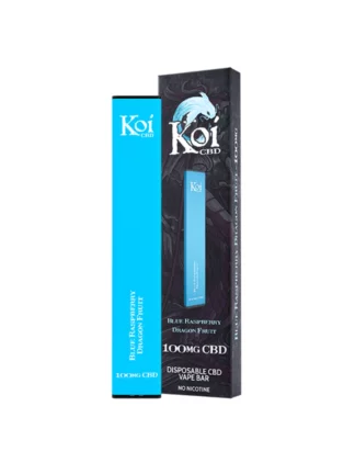 Blue Raspberry Dragon Fruit Koi CBD Disposable Vape Bar