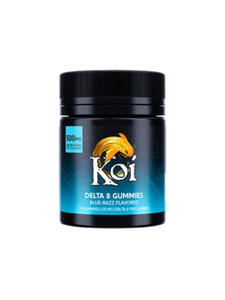Blue-Razz Koi D8 THC Gummies 500mg