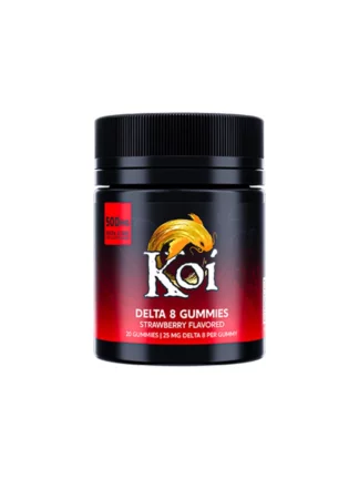 Strawberry Koi D8 THC Gummies 500mg