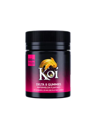 Watermelon Koi D8 THC Gummies 500mg