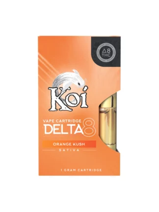 Orange Kush Koi D8 THC Vape Cartridge