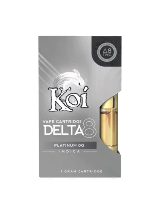 Platinum OG Indica Koi D8 THC Vape Cartridge