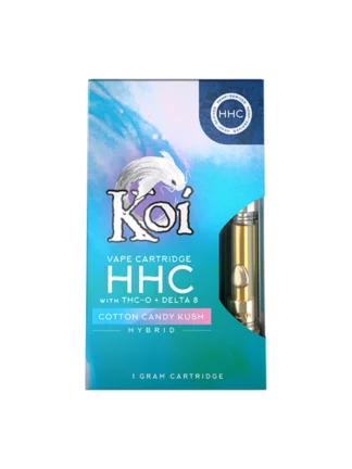 Cotton Candy Kush Hybrid Koi HHC  Vape Cartridge 1G