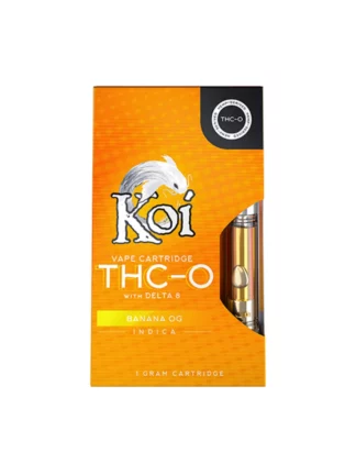 Banana OG Indica Koi THC-O Vape Cartridge 1G