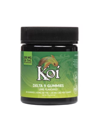 Lime Koi Delta 9 THC Gummies 400mg