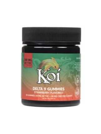 Strawberry Koi Delta 9 THC Gummies 400mg