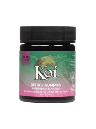 Watermelon Koi Delta 9 THC Gummies 400mg