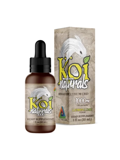 Lemon Lime Koi Naturals CBD Oil Tincture 30ml - 1000mg