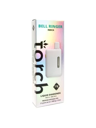 Bell Ringer Indica Torch D6+THC-A Liquid Diamonds Vape 3.5G