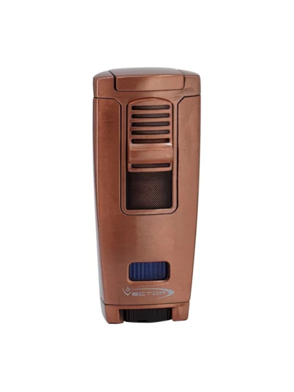 Vector Apex Triple Flame Torch Lighter - Copper Satin