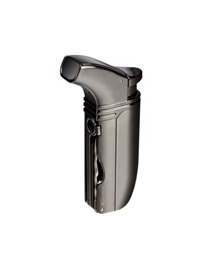 Vector Arsenal Double Flame Torch Lighter - Gunmetal Satin