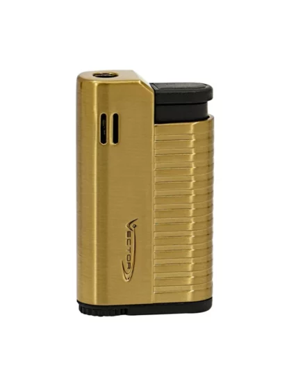 Vector Hammer Single Flame Torch Lighter - Gold Satin