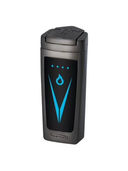 Vector Icon 2 Electric Triple Flame Torch Lighter - Gunmetal