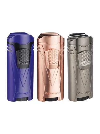 Vector Ironquad Quadruple Flame Torch Lighter