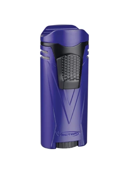 Vector Ironquad Quadruple Flame Torch Lighter - Metallic Blue