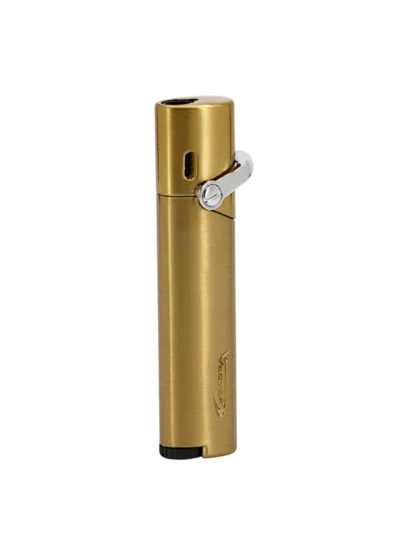 Vector Mystique Single Flame Torch Lighter - Gold Satin