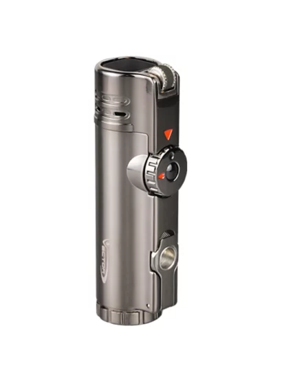 Vector Warcraft Quadruple Flame Torch Lighter - Gunmetal Satin