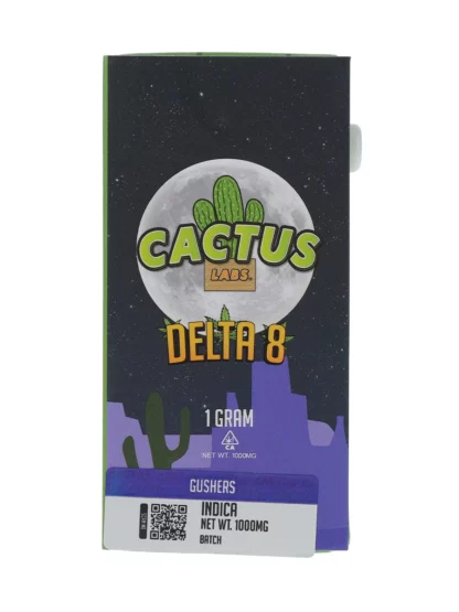 Gushers Indica Cactus Labs Delta 8 Cartridges 1G