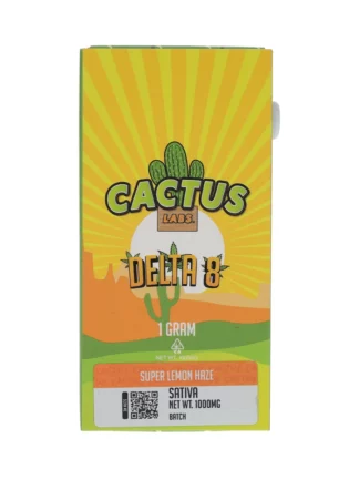 Super Lemon Haze Sativa Cactus Labs Delta 8 Cartridges 1G