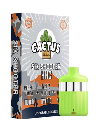 Purple Punch | White Widow | Blue Dream Cactus Labs Six Shooter HHC Disposable