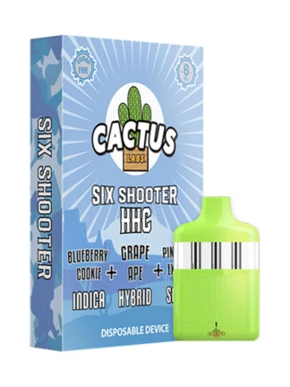 Blueberry Cookie | Grape Ape | Pineapple Express Cactus Labs Six Shooter HHC Disposable