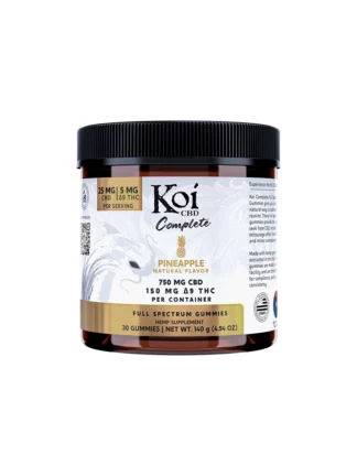 Pineapple Koi Full Spectrum CBD + D9 Gummies 750mg