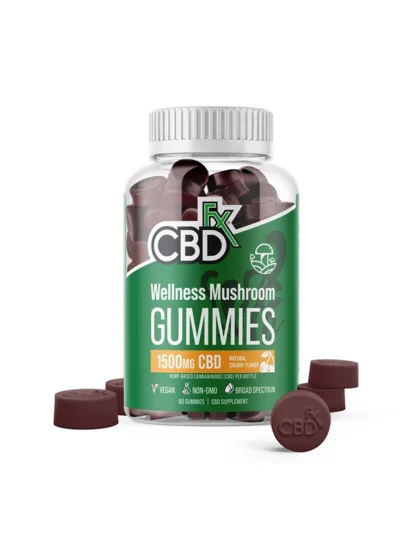 CBDfx Wellness Mushroom Gummies 1500mg