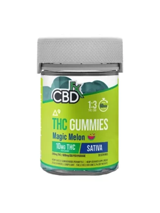 Magic Melon Sativa CBDfx Delta 9 THC Gummies 500mg