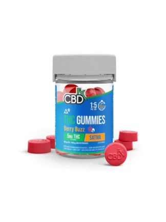Berry Buzz Sativa CBDfx Delta 9 THC Gummies 500mg
