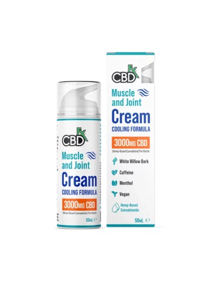 CBDfx Muscle & Joint Cooling Formula Cream 50ml - 3000mg