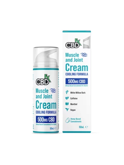 CBDfx Muscle & Joint Cooling Formula Cream 50ml - 500mg